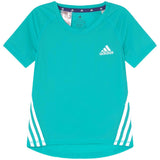 Adidas Aeroready 3 Stripes Short Sleeve T-Shirt