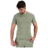 Camiseta De Manga Corta Nike Pro Training Dri-Fit "Light Army/Light Liquid Lime"