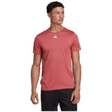 Camiseta De Manga Corta Adidas Training 3-Bar Graphic "Carmesí"
