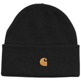Gorro Carhartt Wip Chase "Black / Gold"