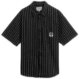 Camisa Carhartt Wip Drewe "Black / Natural Pinstripe"