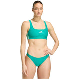 Bikini Completo Adidas 3-Stripes V-Back "Equipment Green / Clear Mint"