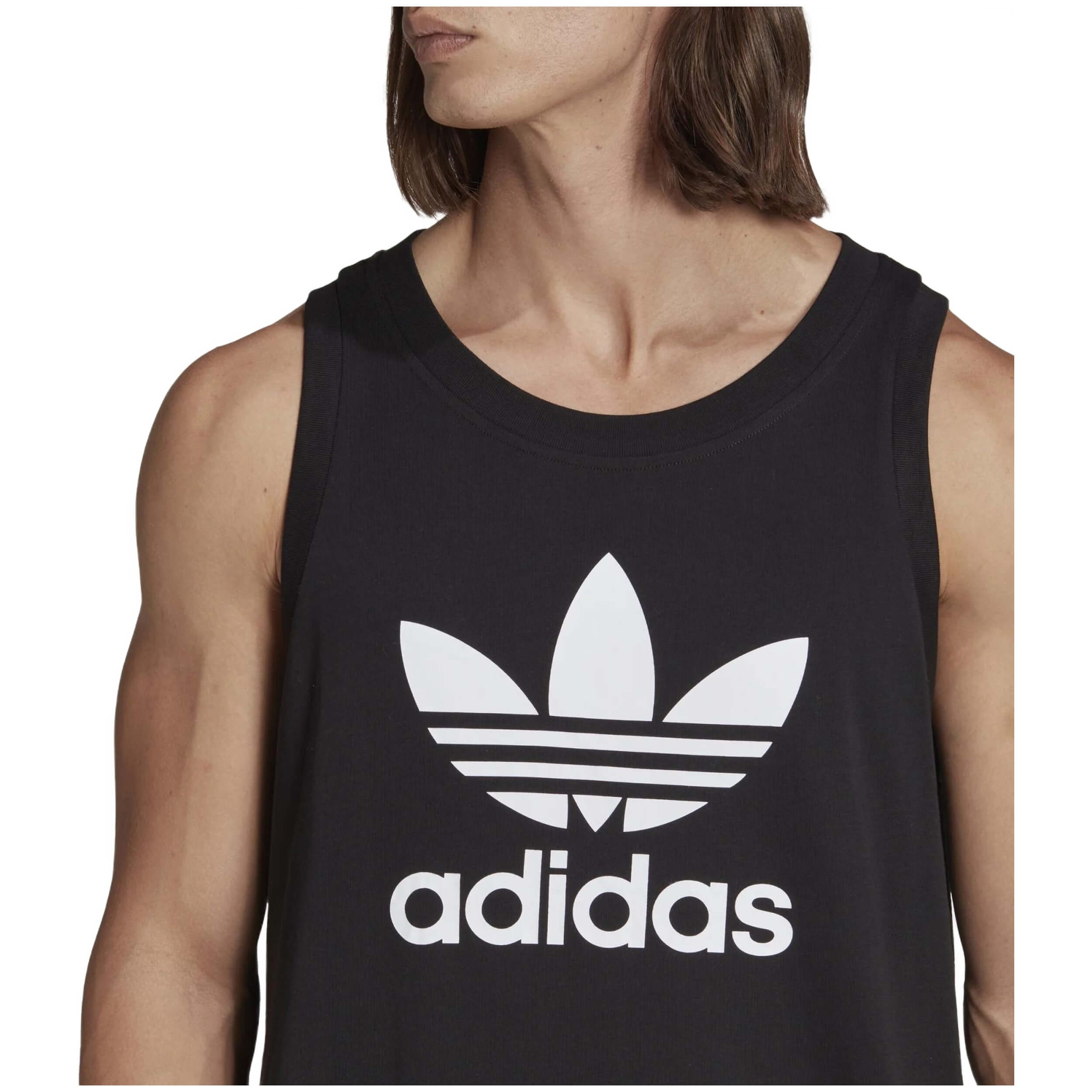 Adidas Trefoil Tank Black Tank Top