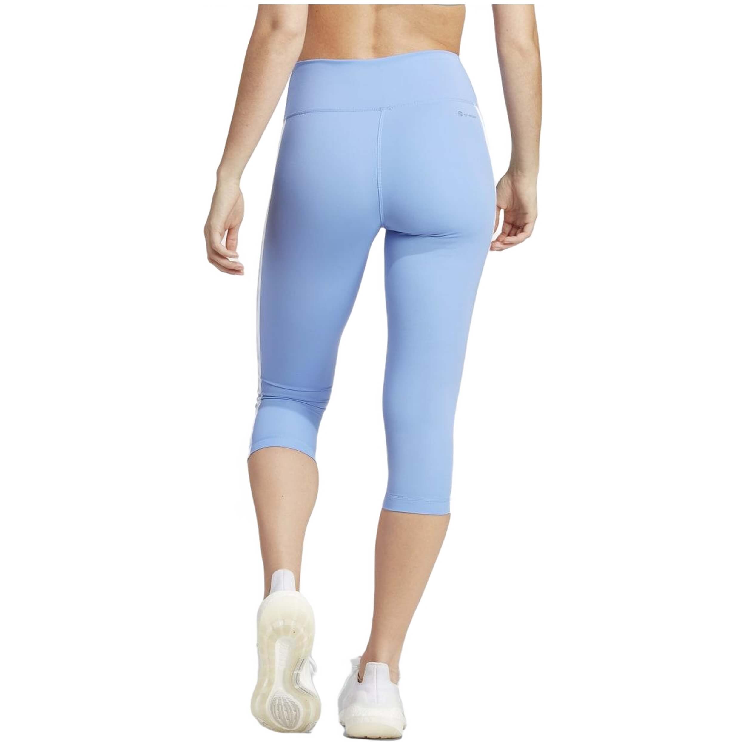 Pantalon Largo Adidas Train Essentials High-Waisted 3 Bandas