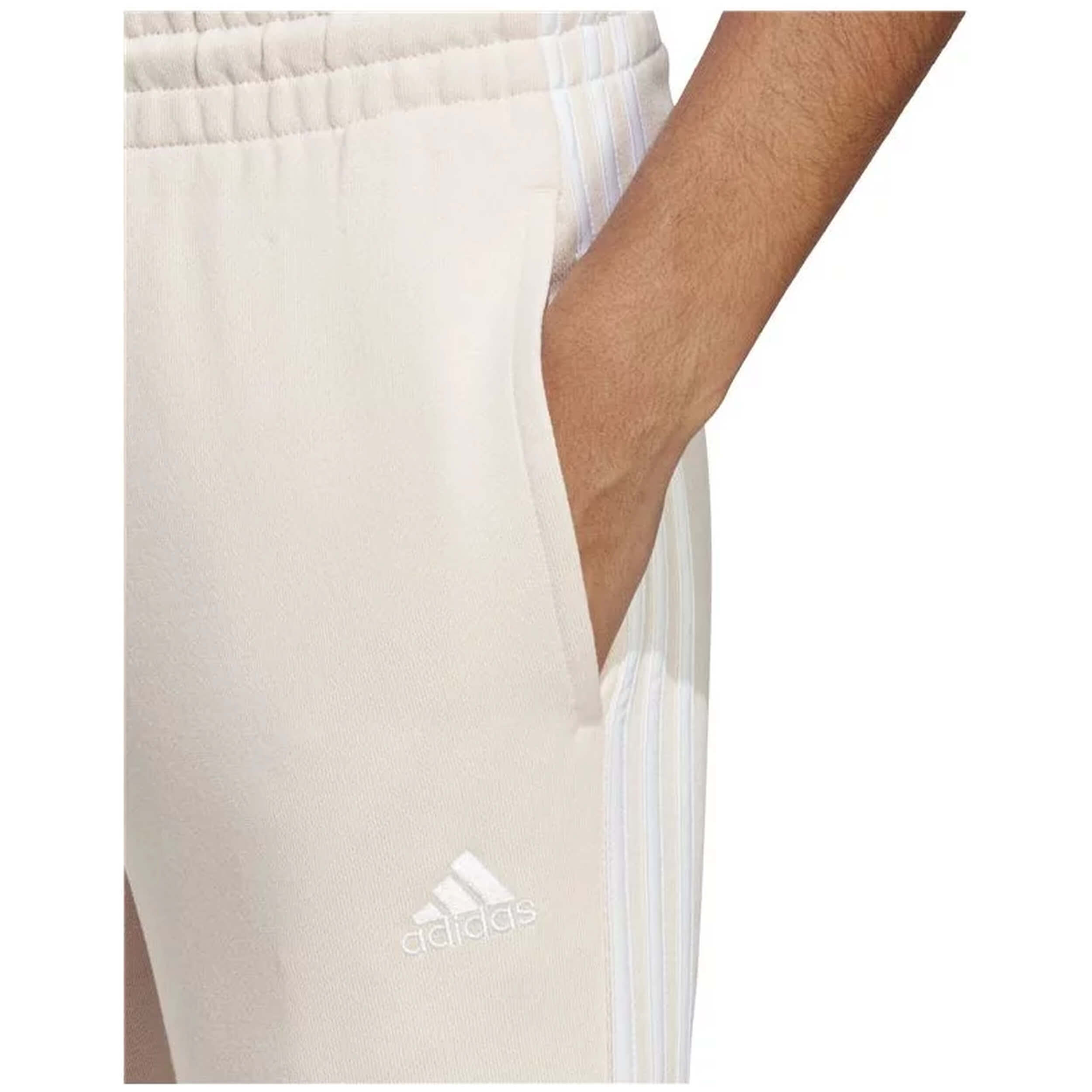 Pantalon Largo Adidas Essentials French Terry Cuffed 3 Bandas