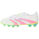 Botas De Futbol Adidas Predator League "White / Pink / Green"