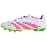 Botas De Futbol Adidas Predator Pro Mg "White/Lucid Pink/Lucid Lemon"