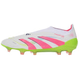 Botas De Futbol Adidas Predator Elite Fg "Cloud White / Lucid Pink / Lucid Lemon"