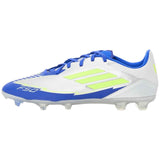 Botas De Futbol Adidas F50 League Messi Fg/Mg "Silver Metallic / Solar Yellow / Lucid Blue"