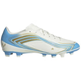 Botas De Futbol Adidas F50 Messi Club Fg/Mg "Ivory/Semi Blue Burst/Icey Blue"