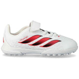 Botas De Futbol Adidas Predator Club "Cloud White / Solar Turbo / Core Black"