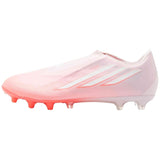 Botas De Futbol Adidas F50 Sparkfusion League Laceless "Solar Turbo / Cloud White / Distilled Pink"