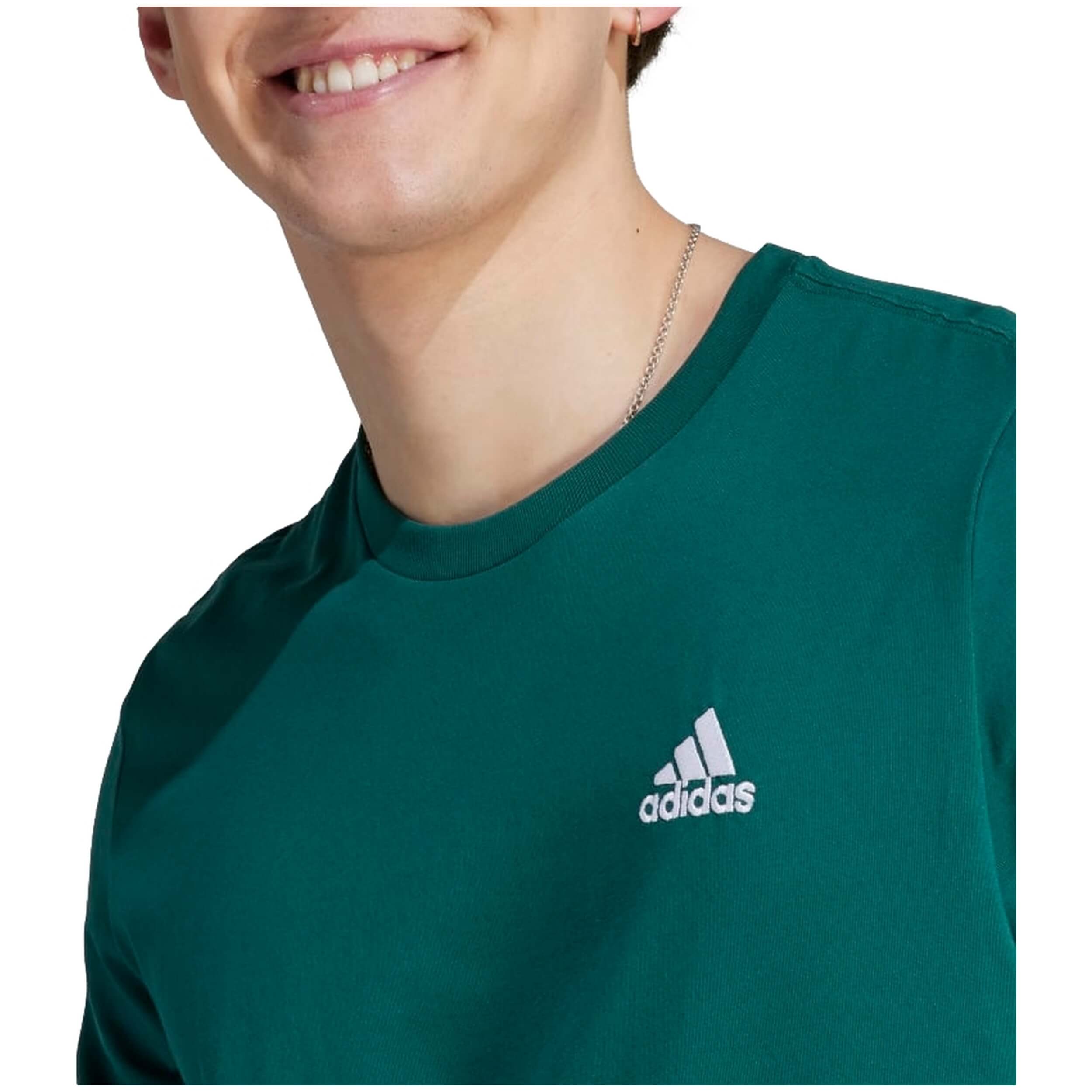 Adidas Essentials Single Jersey Embroidered Small Logo Short Sleeve T-Shirt