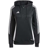 Sudadera Con Capucha Adidas Tiro 24 "Negro/Blanco"