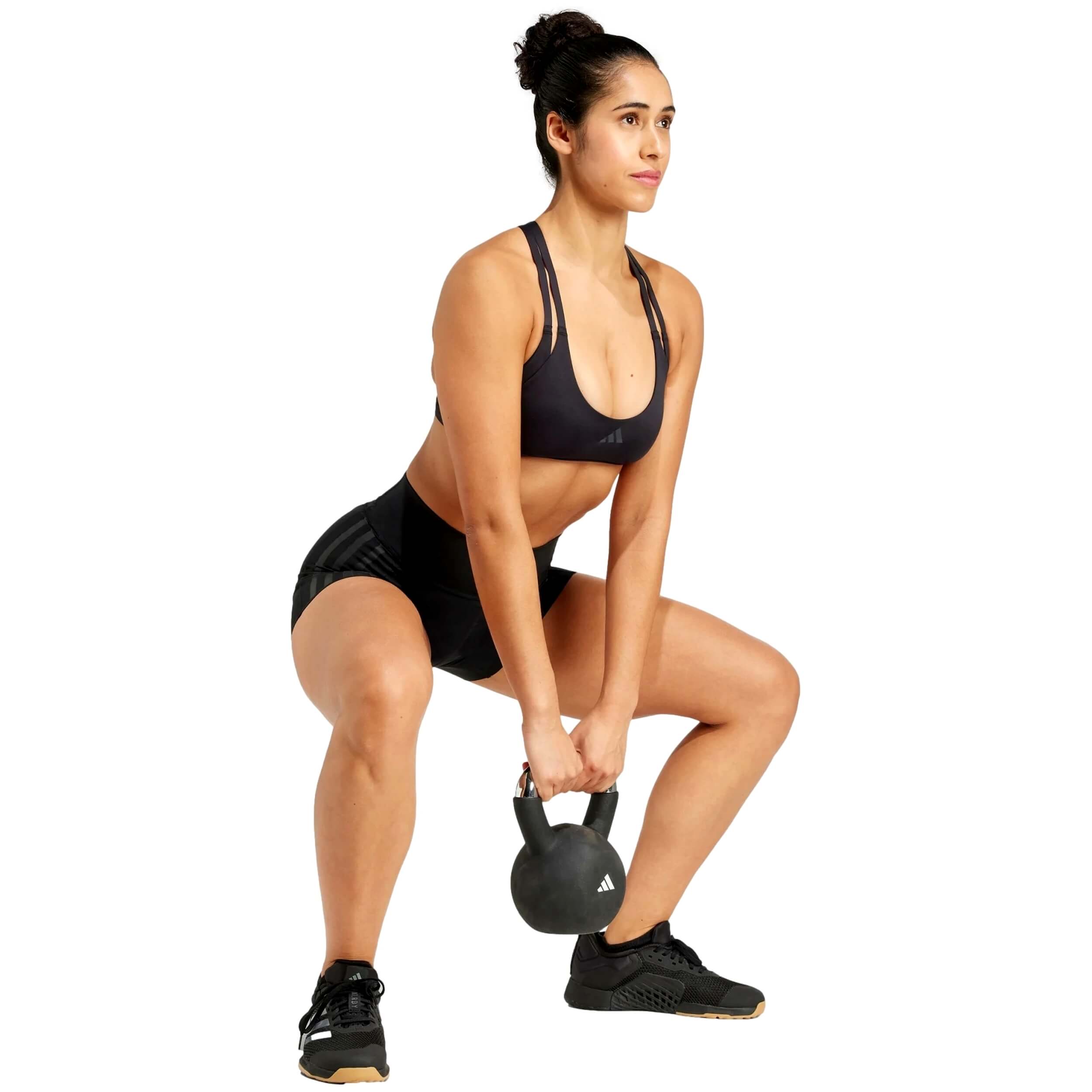 Mallas Adidas Optime 4-Inch Raw-Cut-Hem