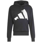 Sudadera Con Capucha Adidas Sudadera Con Capucha Adidas Essentials Big Logo Single Negro Blanco