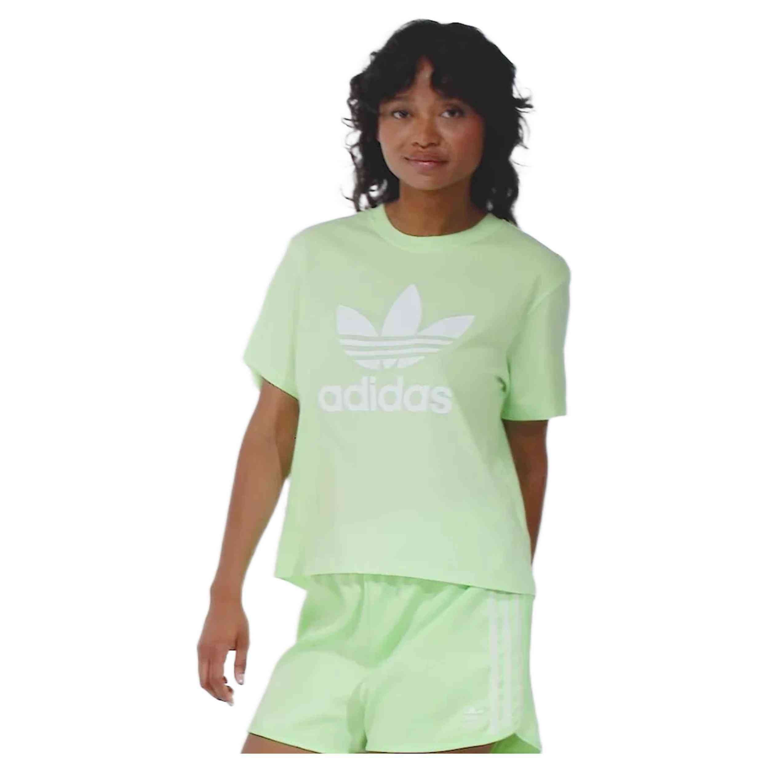 Camiseta De Manga Corta Adidas Adicolor Trifoil Boxy