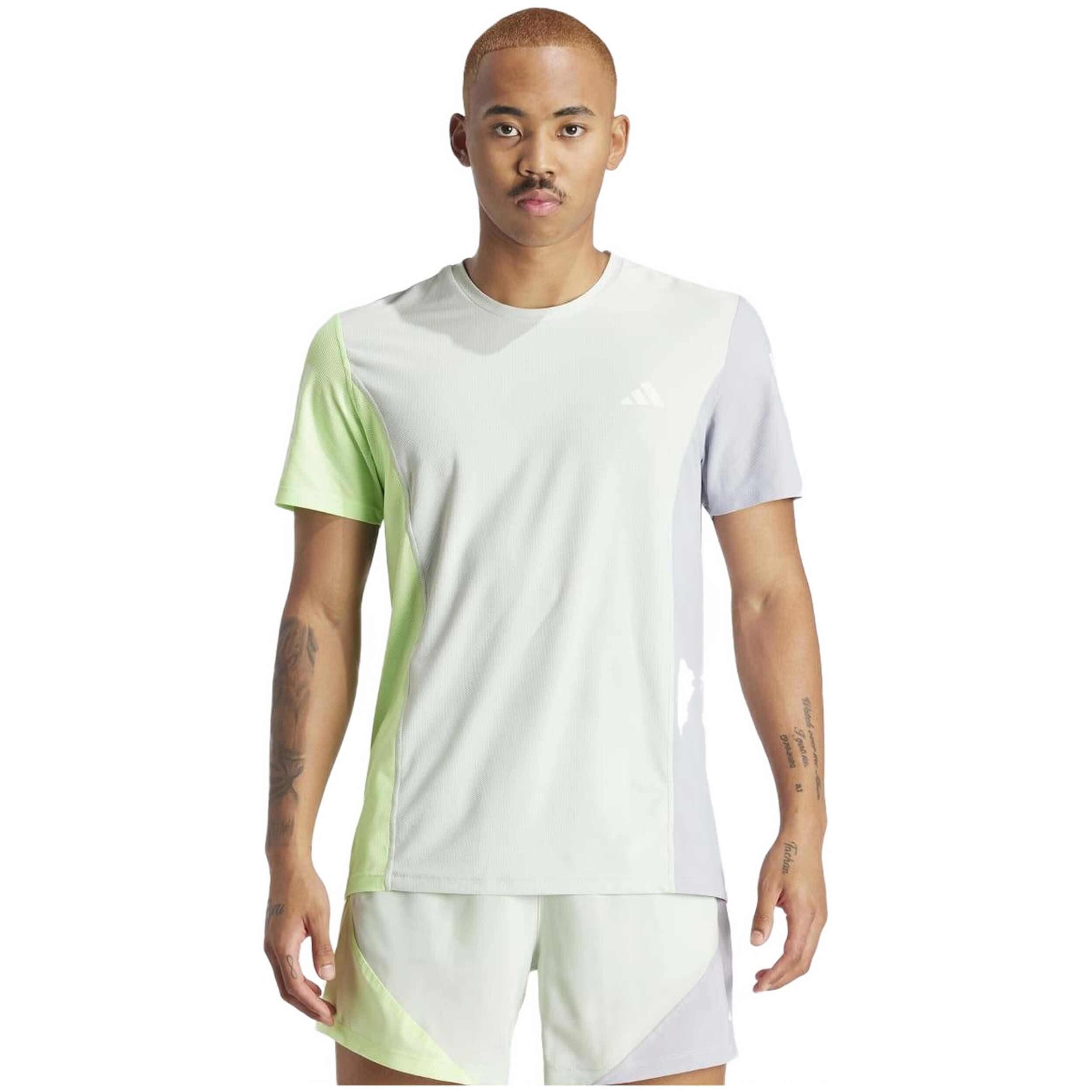 Camiseta De Manga Corta Adidas Own The Run Colorblock