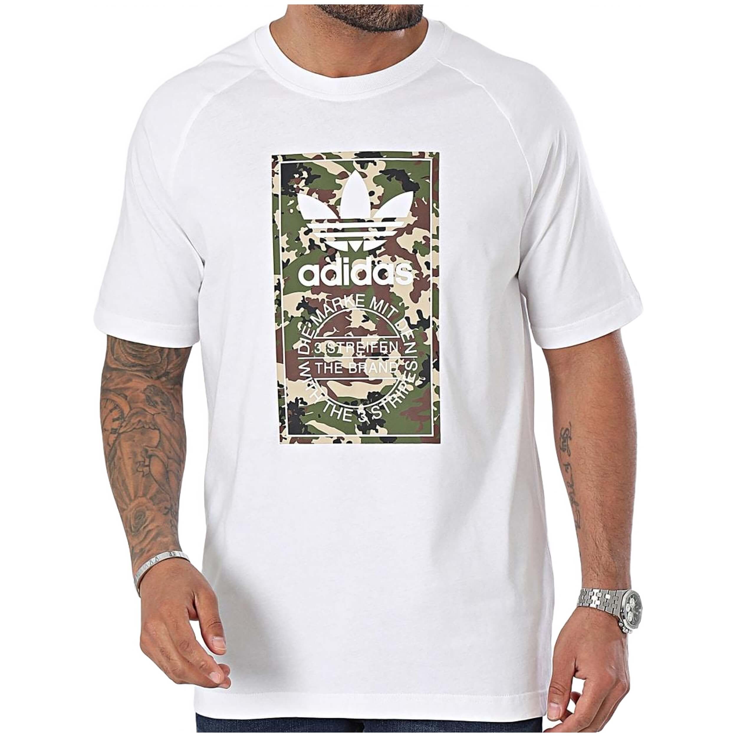 Camiseta De Manga Corta Adidas Camo Tongue