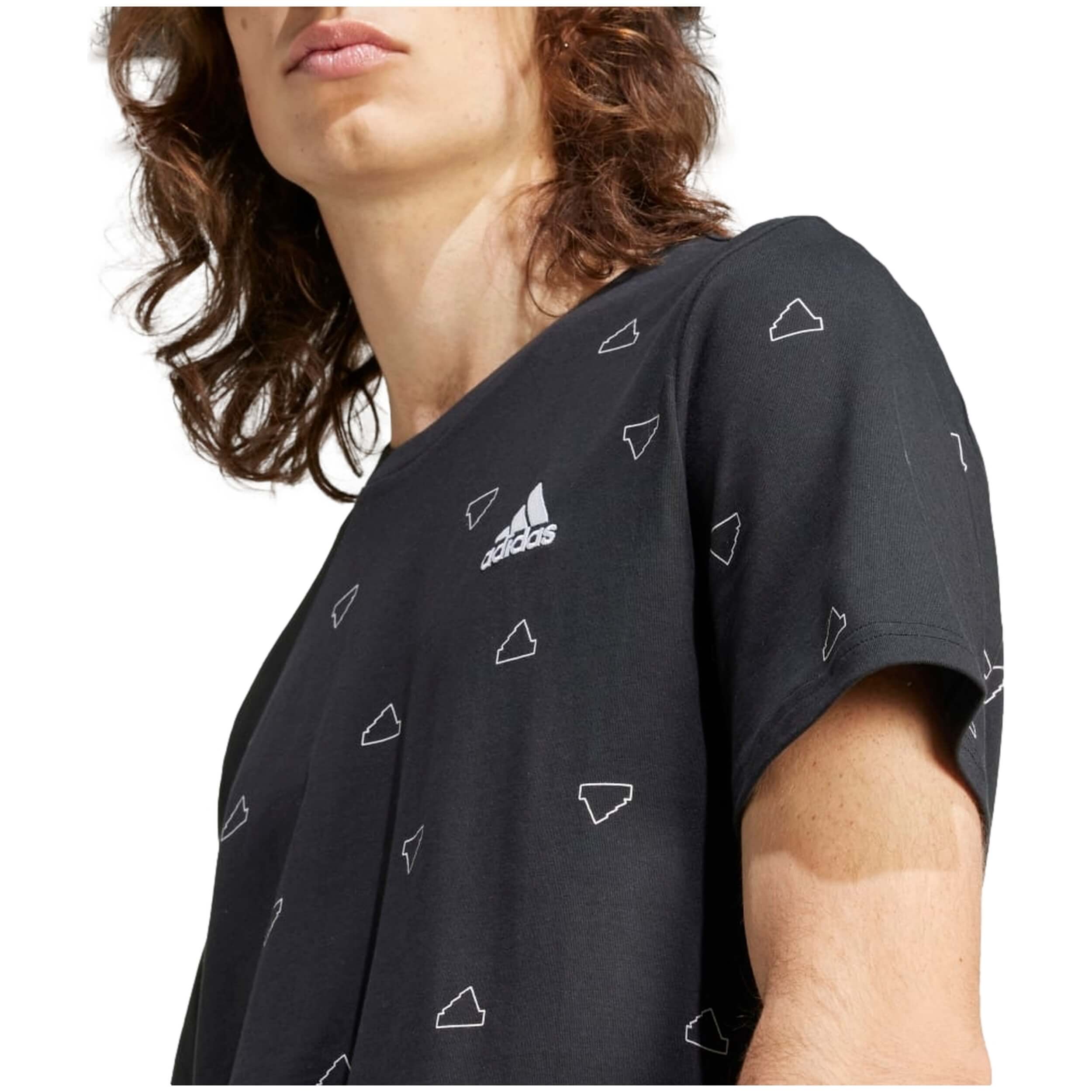 Adidas Seasonal Essentials Monogram Short Sleeve T-Shirt