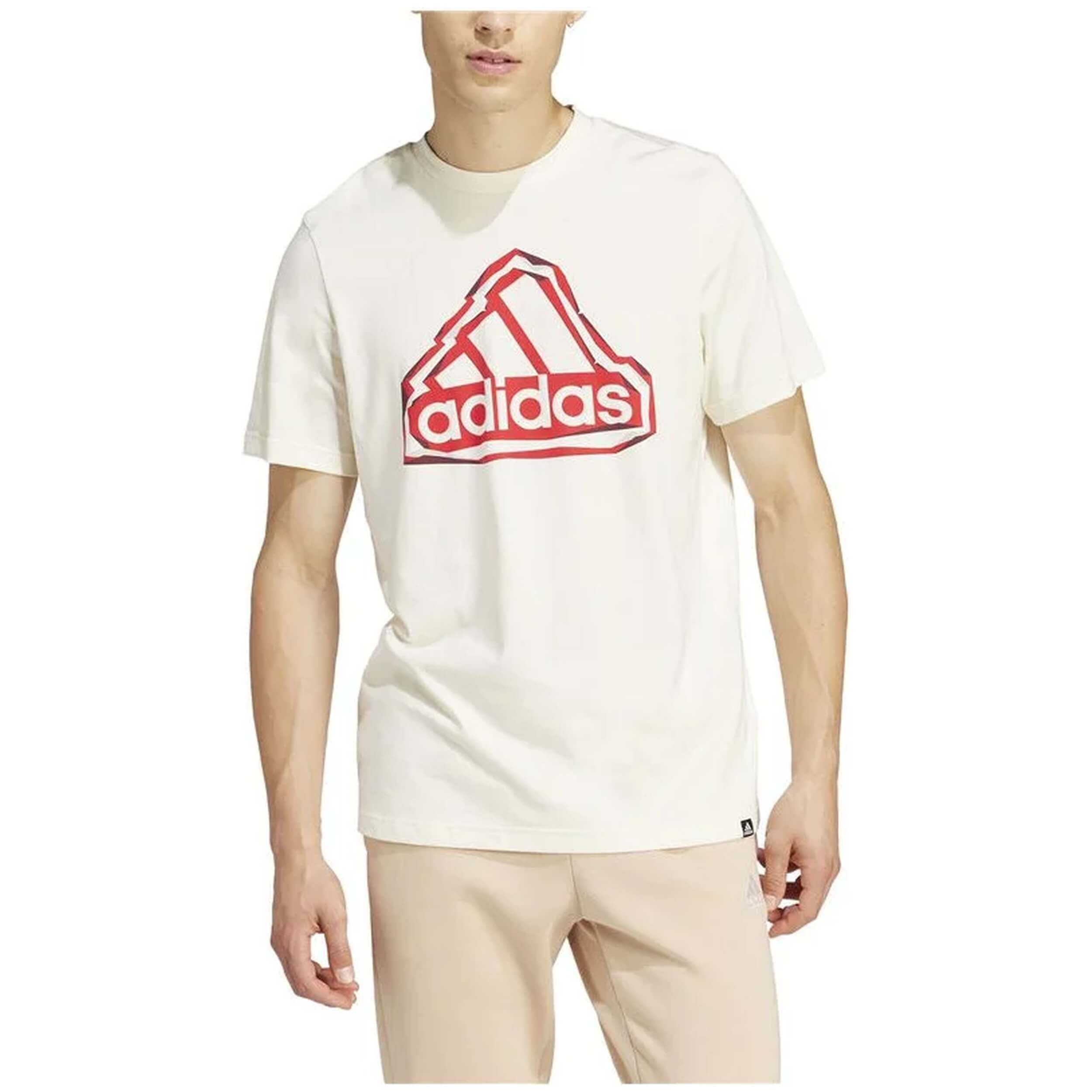 Adidas Folded Badge Graphic Short Sleeve T-Shirt