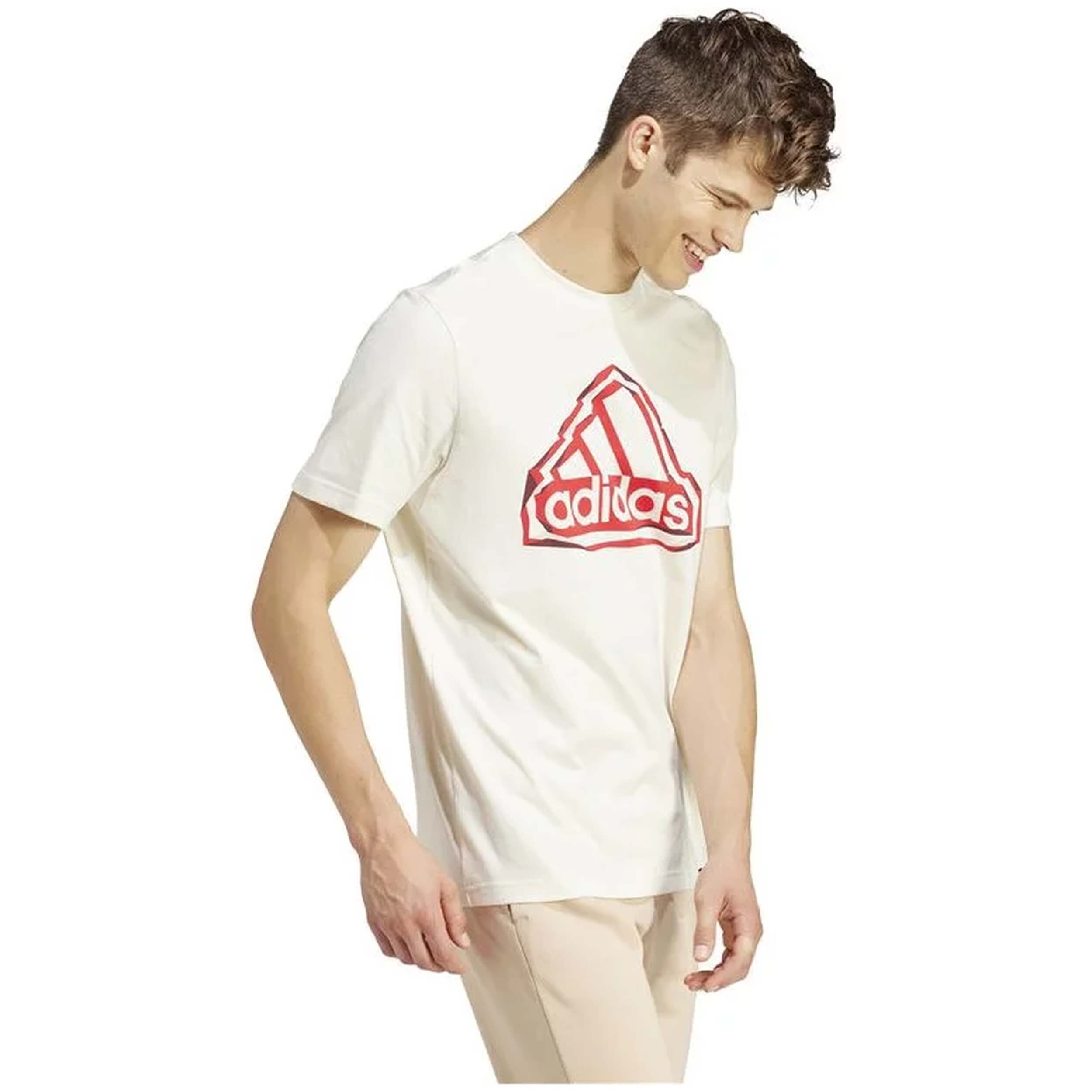 Adidas Folded Badge Graphic Short Sleeve T-Shirt