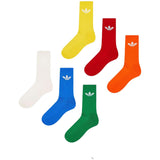 Calcetines Adidas Trefoil Cushion "Wonder White / Blue Bird / Green"