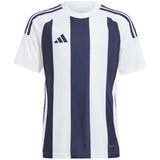 Camiseta De Manga Corta Adidas Striped 24 "Blanco/Navy"