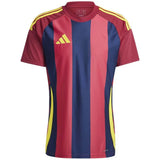 Camiseta De Futbol Adidas Striped 24 "Team Navy Blue 2 / Team Coll Burgundy 2 / Team Yellow"