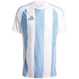 Camiseta De Manga Corta Adidas Striped 24 "Team Light Blue / White / White"