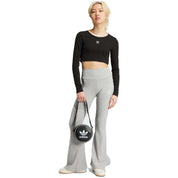 Camiseta De Manga Larga Adidas Essentials Ribbed Crop