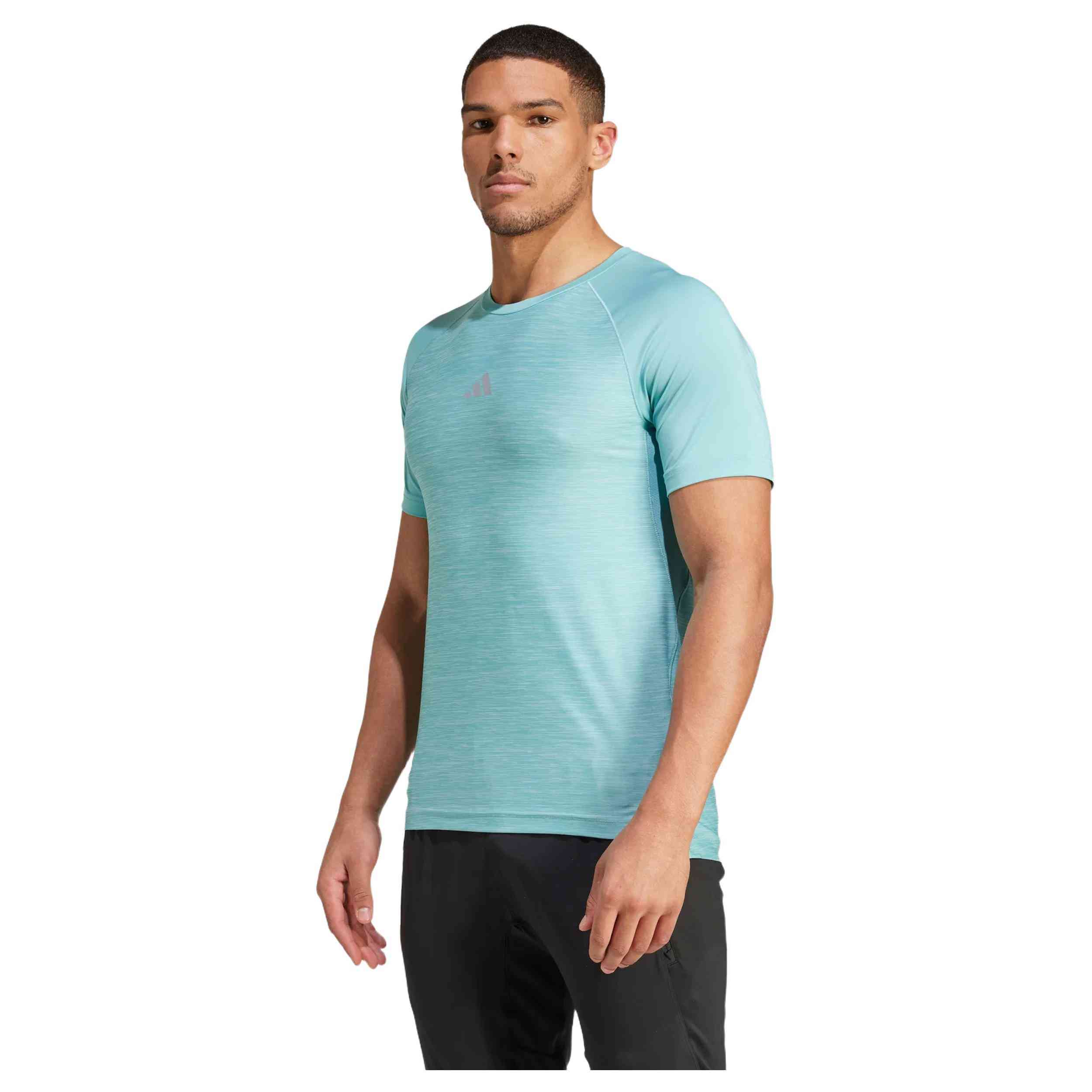 Camiseta De Manga Corta Adidas Gym+ 3 Stripes