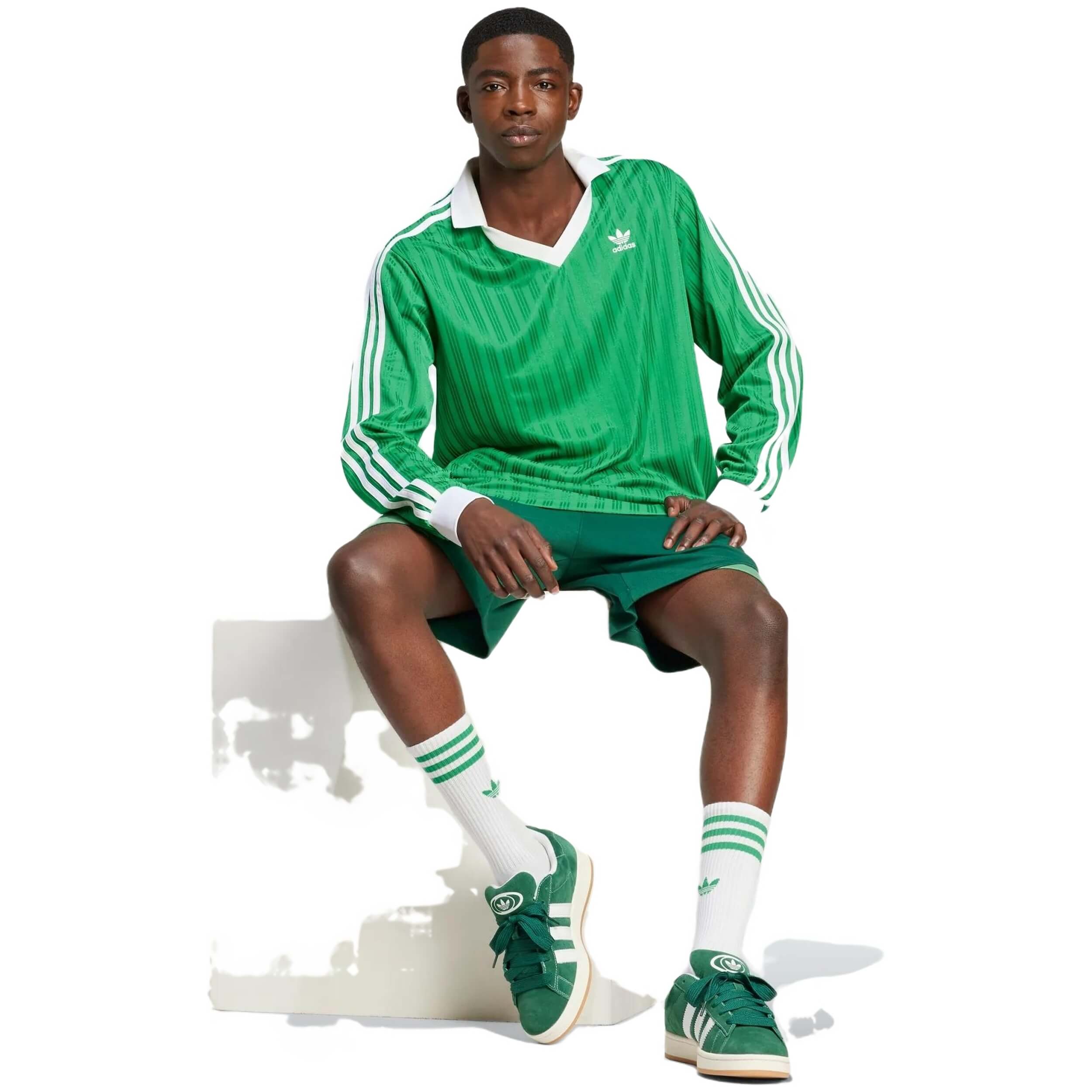 Camiseta De Manga Larga Adidas Adicolor Piqué