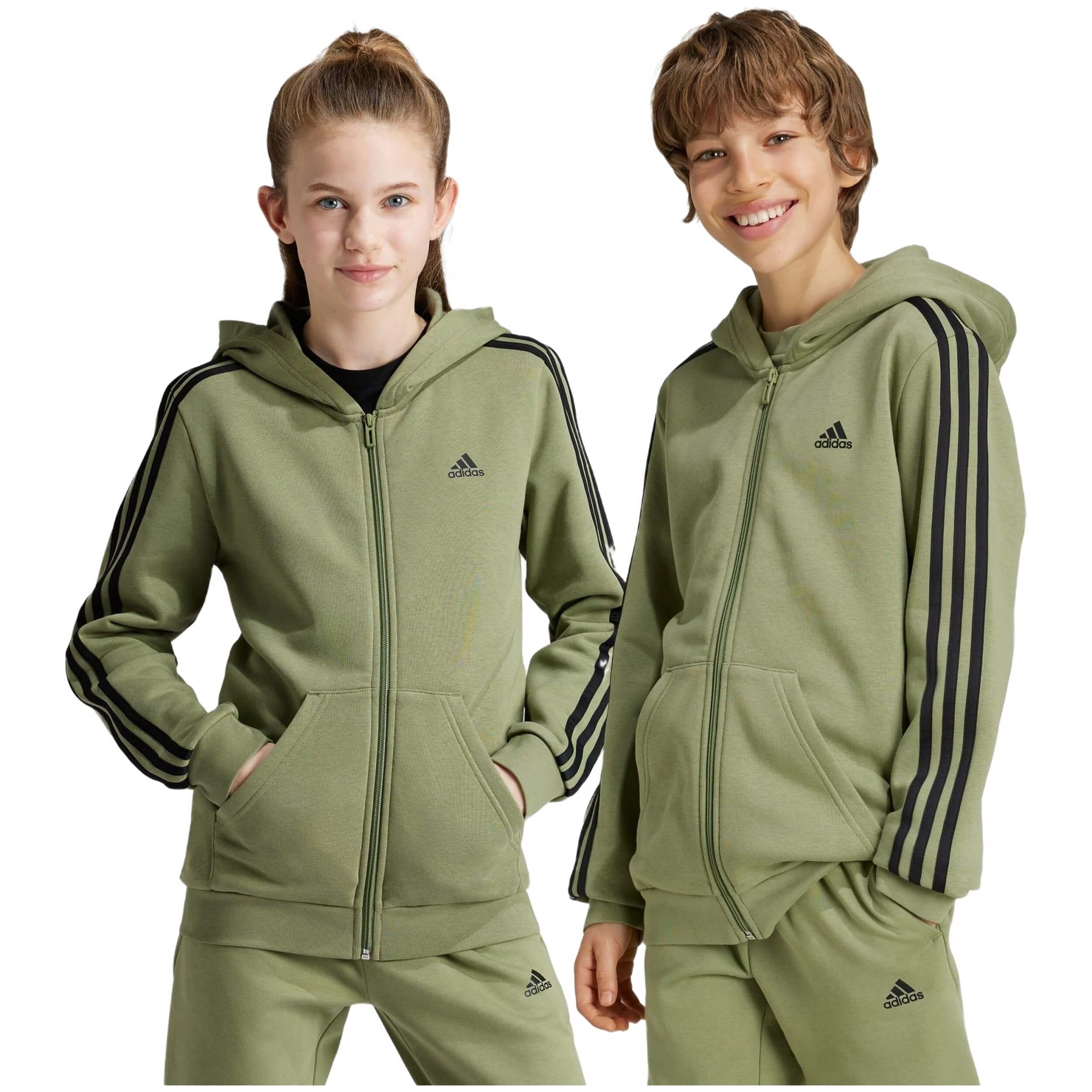 Chaqueta Adidas Essentials Fleece 3 Bandas
