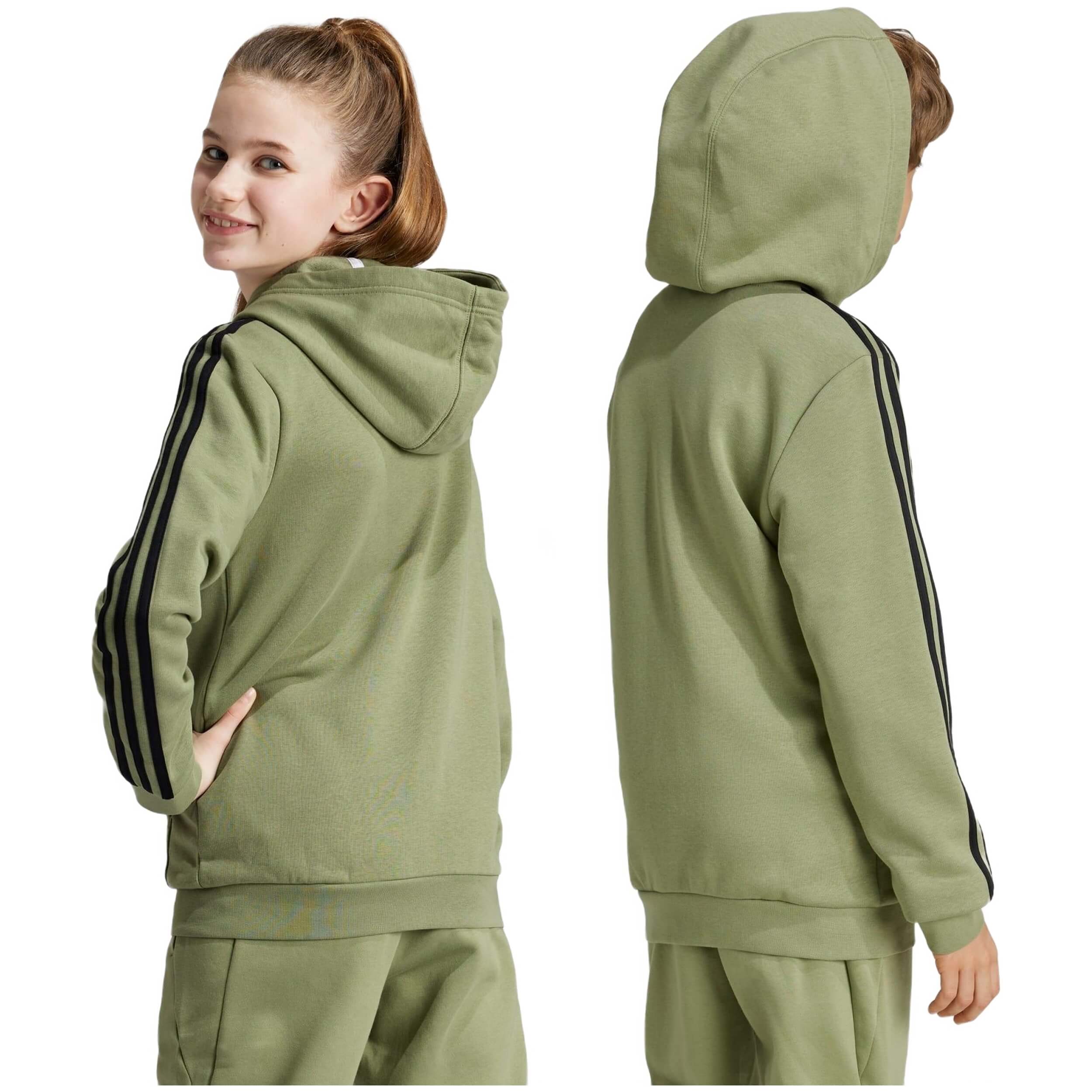 Chaqueta Adidas Essentials Fleece 3 Bandas