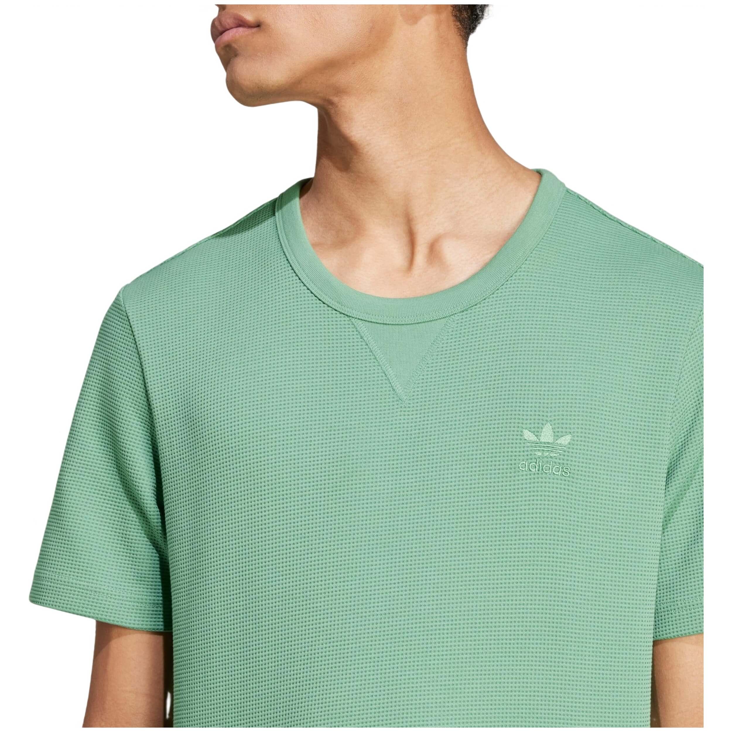 Camiseta De Manga Corta Adidas Trefoil Essentials Waffle