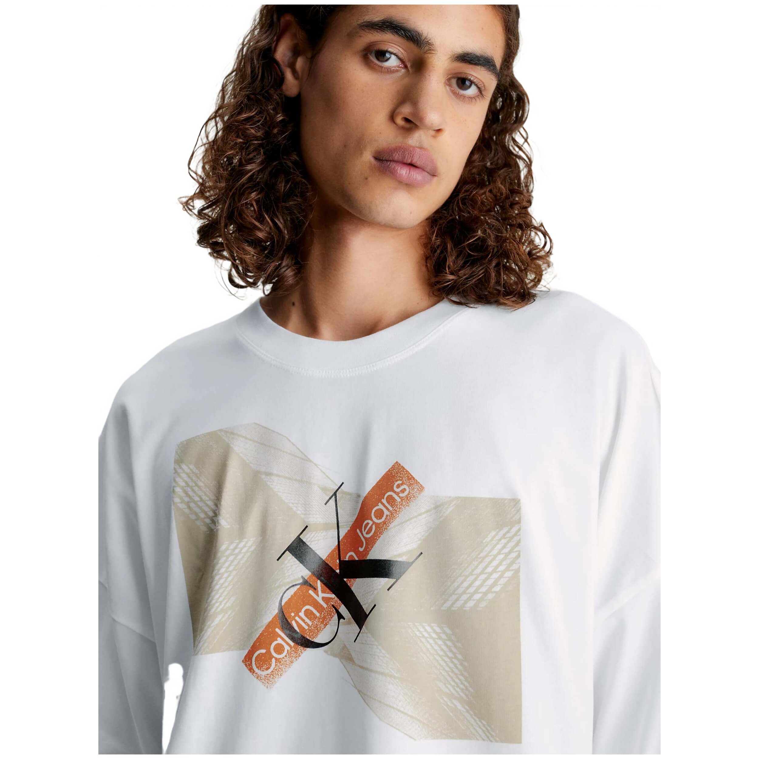 Calvin Klein Oversized Graphic Logo Short Sleeve T-Shirt