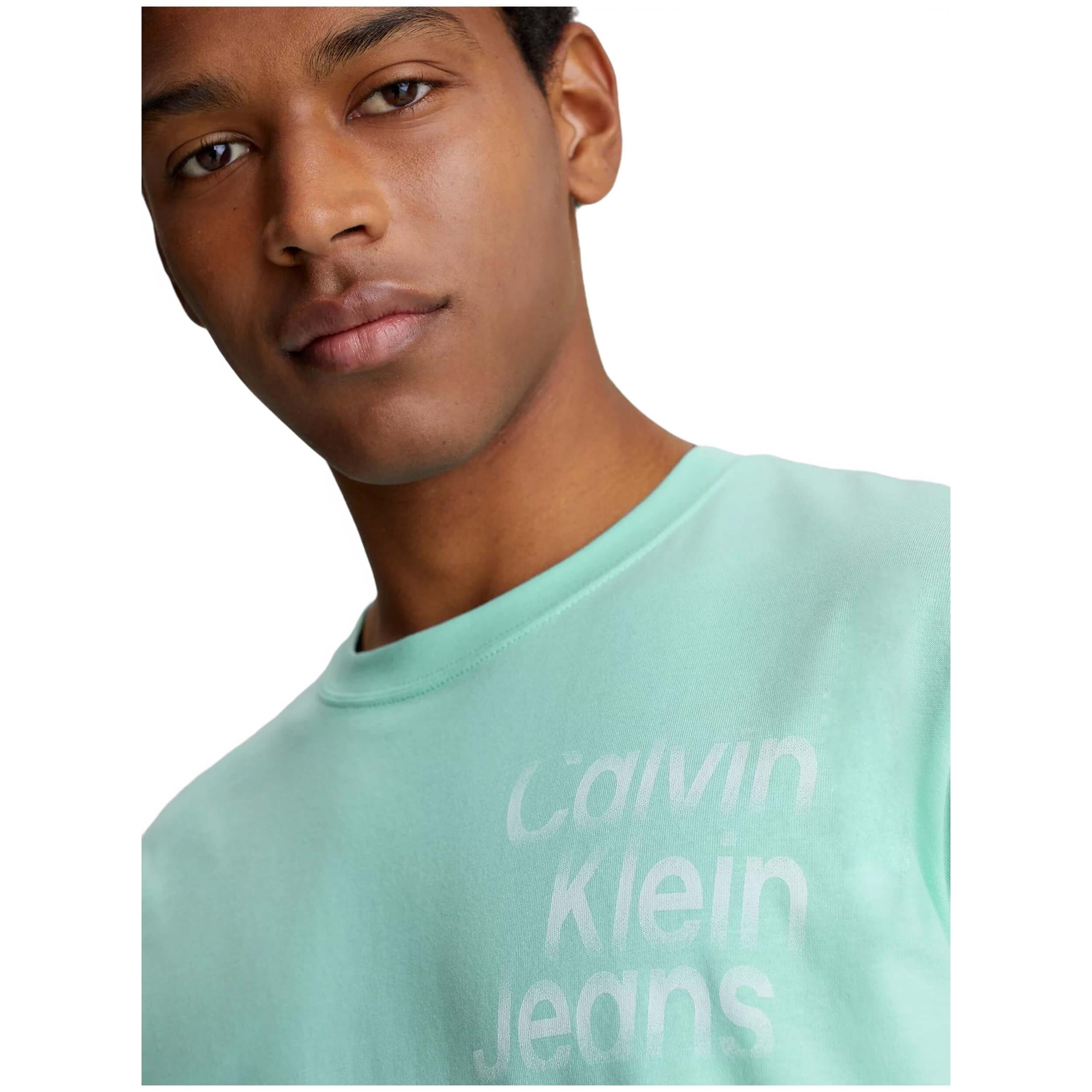 Calvin Klein Diffused Stacked Short Sleeve T-Shirt