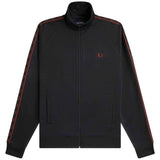 Chaqueta De Chandal Fred Perry Contrast Tape "Negro"