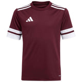 Camiseta De Manga Corta Adidas Squadra 25 "Team Maroon 2 / White"