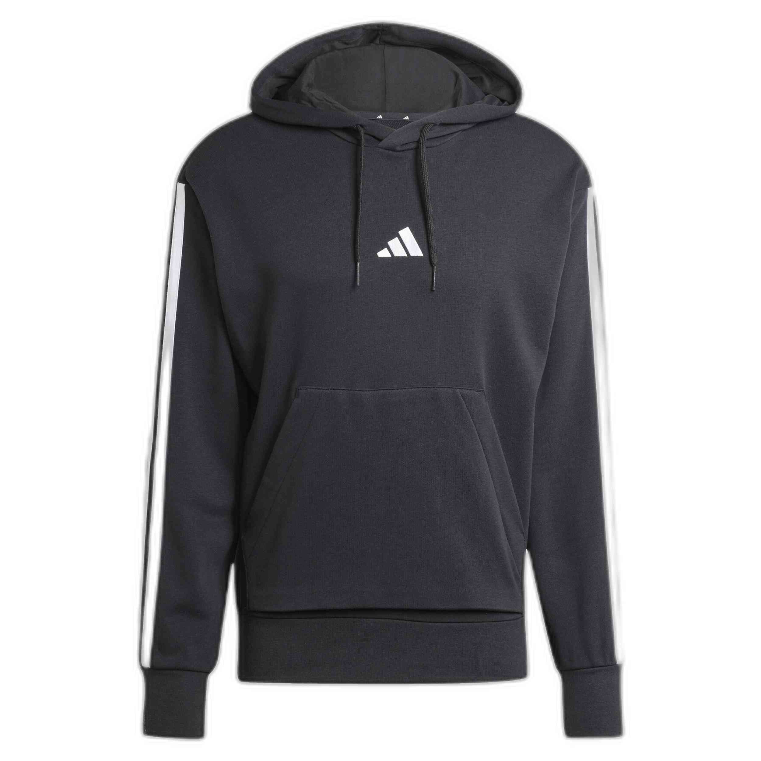 Sudadera Con Capucha Adidas 3 Stripes French Terry