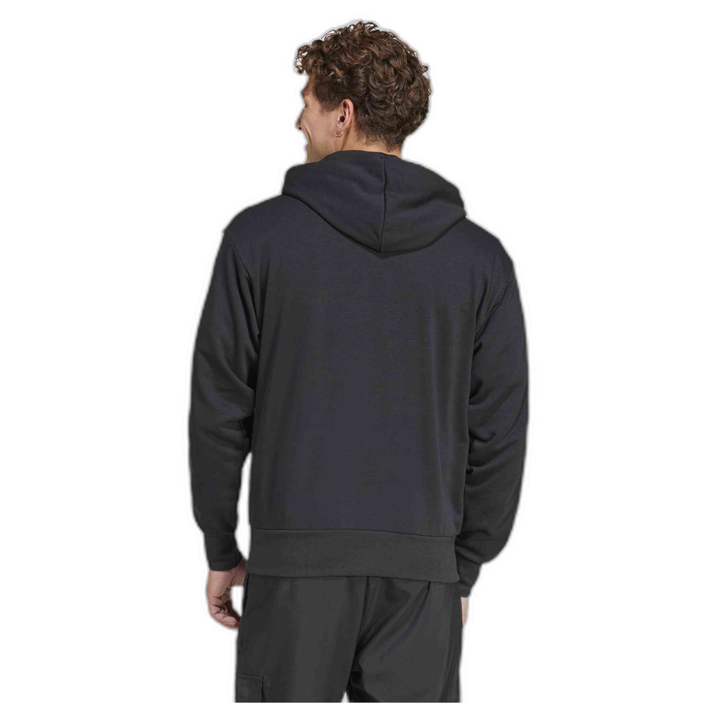 Sudadera Con Capucha Adidas 3 Stripes French Terry