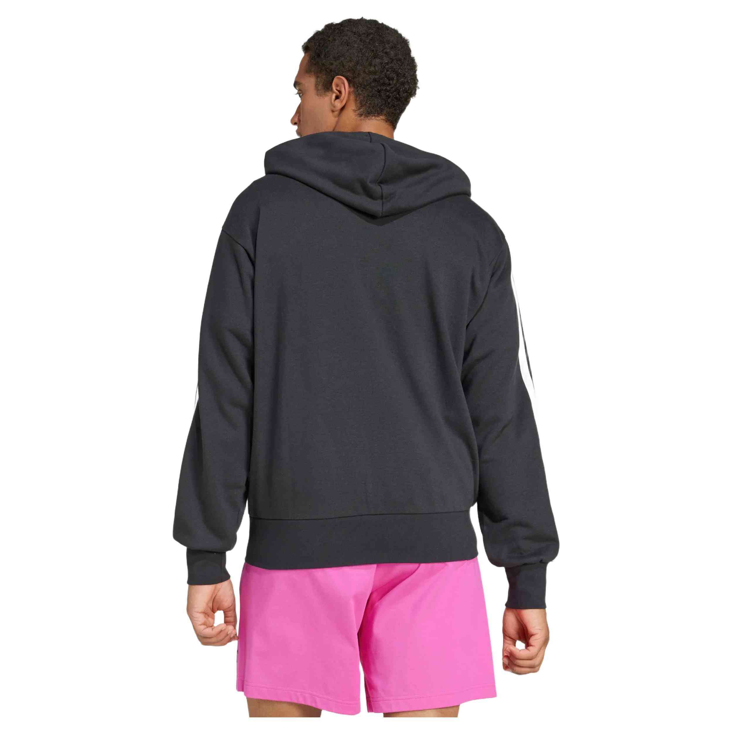 Sudadera Con Capucha Adidas 3 Stripes French Terry