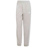 Mallas Adidas Pantalón Largo Adidas Train Essentials Woven 3 Bandas Beige Blanco Mujer