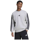 Sudadera Adidas Essentials 3 Stripes Fleece "Medium Grey Heather"