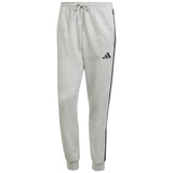 Pantalon De Chandal Adidas Pantalón Largo Adidas Essentials Fleece 3 Stripes Gris Negro Puro