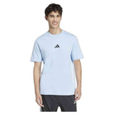 Camiseta De Manga Corta Adidas  azul