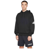 Sudadera Con Capucha Adidas Essentials 3-Bar Logo French Terry "Black / White"