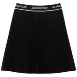 Falda Lacoste Falda Lacoste Plisada Negro Blanco Mujer