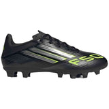 Botas De Futbol Adidas F50 Club Fg/Mg "Core Black/Iron Metallic/Lucid Lemon"